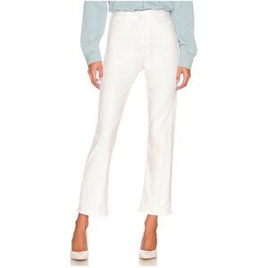 MOTHER Jeans High Waisted Rider Ankle White Denim Preppy Classic Women sz 28